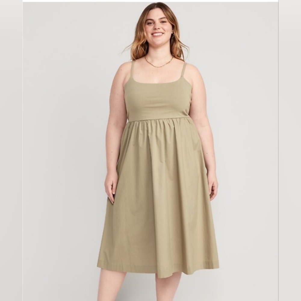 Old Navy Khaki Dress XXL